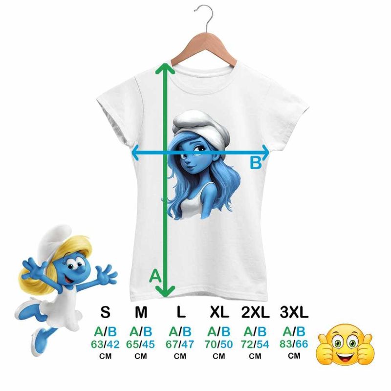Fashion, accesorii si bijuterii - Femei - Imbracaminte femei - Tricouri si topuri femei - Tricou Femei Strumfita Printesa Elf, alb, marime 3XL - Infinity.ro