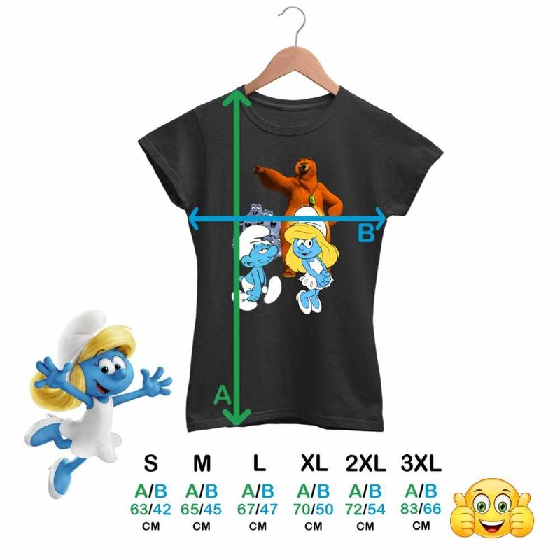 Fashion, accesorii si bijuterii - Femei - Imbracaminte femei - Tricouri si topuri femei - Tricou Femei Strumfii Grizzy Lemingii Strumfita, negru, marime 3XL - Infinity.ro