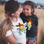 Fashion, accesorii si bijuterii - Femei - Imbracaminte femei - Tricouri si topuri femei - Tricou Femei Strumfii Grizzy Lemingii Strumfita, negru, marime 3XL - Infinity.ro