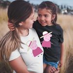 Fashion, accesorii si bijuterii - Femei - Imbracaminte femei - Tricouri si topuri femei - Tricou Femei Bunica Purcelusa Peppa Pig, negru, marime 3XL - Infinity.ro