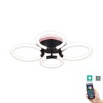 Casa si Gradina - Corpuri si surse de iluminat - Plafoniere, aplice si spoturi - Plafoniera LED Rhea PL4 KL151102, 41W, 3000K-4500K-6500K + RGB, dimabila, telecomanda, smart, alb, Klausen - Infinity.ro
