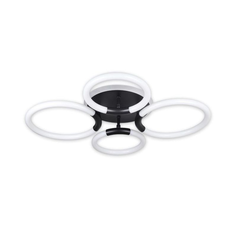 Casa si Gradina - Corpuri si surse de iluminat - Plafoniere, aplice si spoturi - Plafoniera LED Rhea PL4 KL151102, 41W, 3000K-4500K-6500K + RGB, dimabila, telecomanda, smart, alb, Klausen - Infinity.ro