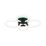 Casa si Gradina - Corpuri si surse de iluminat - Plafoniere, aplice si spoturi - Plafoniera LED Rhea PL4 KL151102, 41W, 3000K-4500K-6500K + RGB, dimabila, telecomanda, smart, alb, Klausen - Infinity.ro