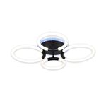 Casa si Gradina - Corpuri si surse de iluminat - Plafoniere, aplice si spoturi - Plafoniera LED Rhea PL4 KL151102, 41W, 3000K-4500K-6500K + RGB, dimabila, telecomanda, smart, alb, Klausen - Infinity.ro