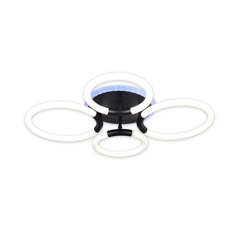Casa si Gradina - Corpuri si surse de iluminat - Plafoniere, aplice si spoturi - Plafoniera LED Rhea PL4 KL151102, 41W, 3000K-4500K-6500K + RGB, dimabila, telecomanda, smart, alb, Klausen - Infinity.ro