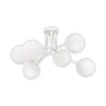 Casa si Gradina - Corpuri si surse de iluminat - Lustre si pendule - Lustra interior Sefora, 6xE27, alba, Klausen - Infinity.ro