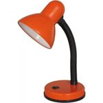 Casa si Gradina - Corpuri si surse de iluminat - Veioze si lampi - Veioze - Lampa birou Harry KL2089, 1xE27, portocaliu + negru, metal + plastic, stil modern, Klausen - Infinity.ro
