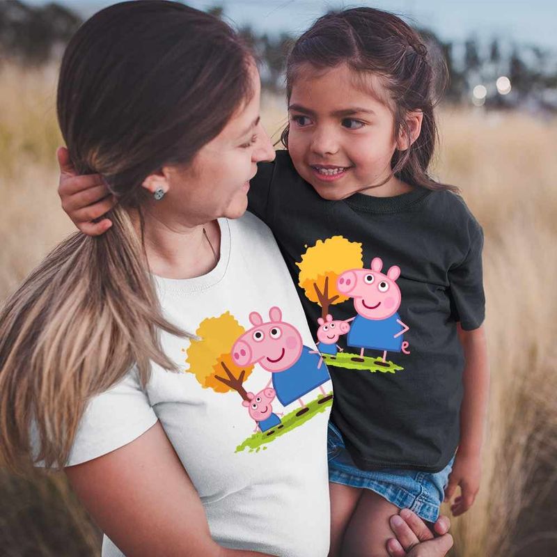Fashion, accesorii si bijuterii - Femei - Imbracaminte femei - Tricouri si topuri femei - Tricou Femei Purcelusa Peppa Pig Parc Pepa, negru, marime 2XL - Infinity.ro