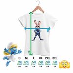 Fashion, accesorii si bijuterii - Femei - Imbracaminte femei - Tricouri si topuri femei - Tricou Femei Zootopia Judy Hopps Politista, alb, marime L - Infinity.ro