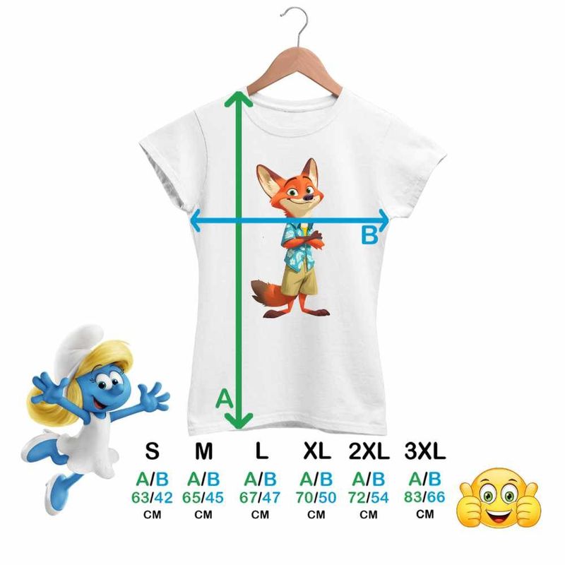 Fashion, accesorii si bijuterii - Femei - Imbracaminte femei - Tricouri si topuri femei - Tricou Femei Zootopia Nick Wilde, alb, marime M - Infinity.ro