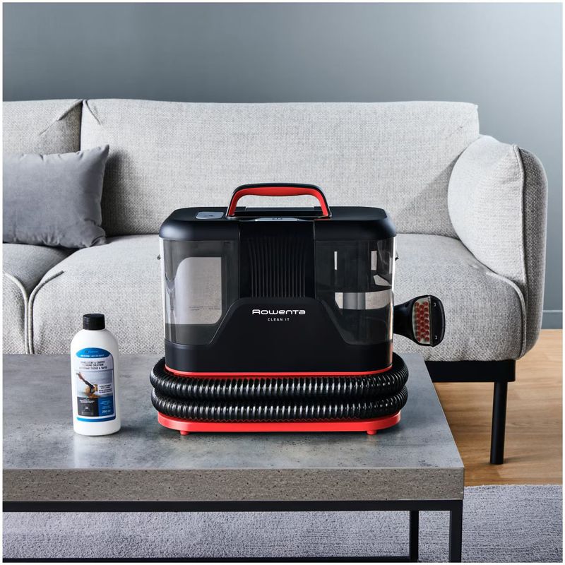 Electronice si Electrocasnice - Ingrijirea locuintei - Aspiratoare - Aspirator cu spalare Rowenta Clean IT IN5012F0, 400 W, putere aspirare 12.5 kpa, rezervor apa & detergent 1.8 L - Infinity.ro
