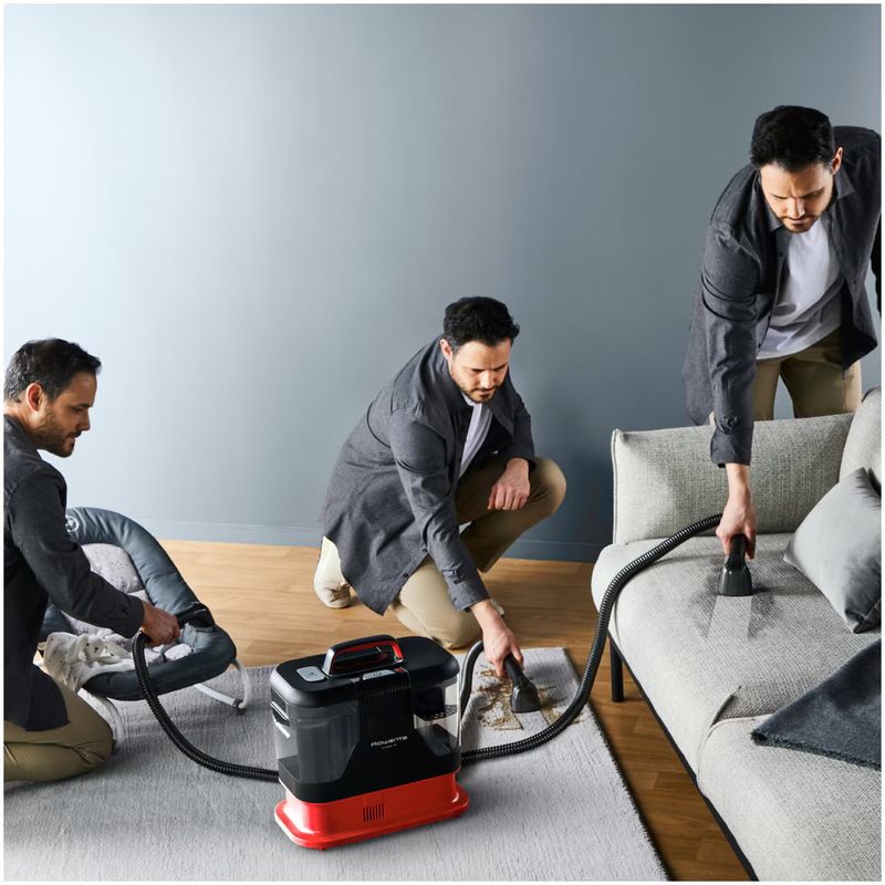 Electronice si Electrocasnice - Ingrijirea locuintei - Aspiratoare - Aspirator cu spalare Rowenta Clean IT IN5012F0, 400 W, putere aspirare 12.5 kpa, rezervor apa & detergent 1.8 L - Infinity.ro