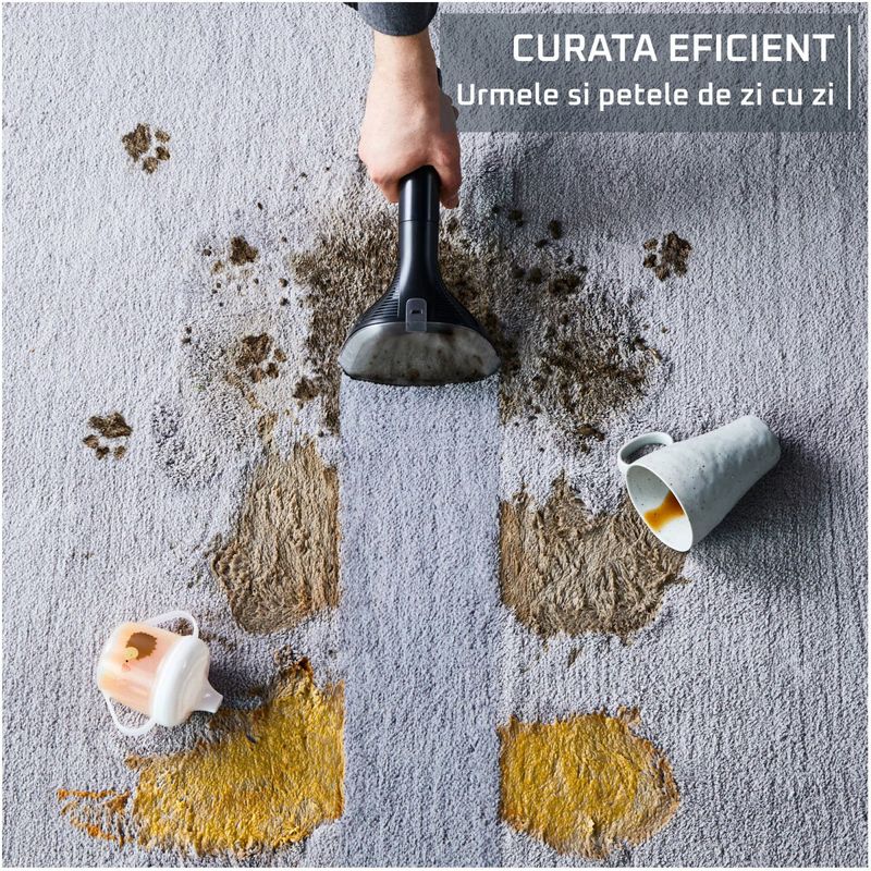 Electronice si Electrocasnice - Ingrijirea locuintei - Aspiratoare - Aspirator cu spalare Rowenta Clean IT IN5012F0, 400 W, putere aspirare 12.5 kpa, rezervor apa & detergent 1.8 L - Infinity.ro