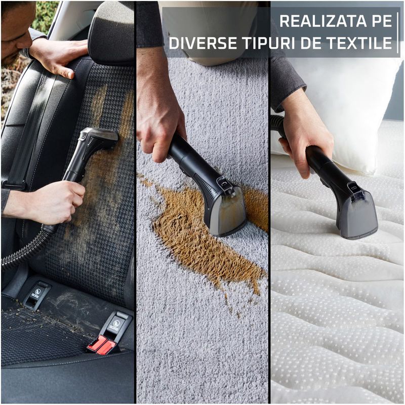 Electronice si Electrocasnice - Ingrijirea locuintei - Aspiratoare - Aspirator cu spalare Rowenta Clean IT IN5012F0, 400 W, putere aspirare 12.5 kpa, rezervor apa & detergent 1.8 L - Infinity.ro