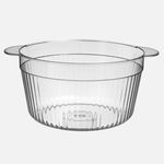 Casa si Gradina - Bucatarie si vesela - Vesela si tacamuri - Farfurii si boluri - Salatiera din Plastic cu Capac, 3.8L, Transparenta, cu Manere - Infinity.ro