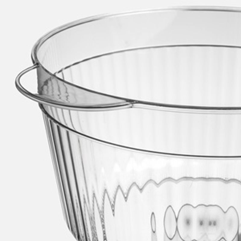 Casa si Gradina - Bucatarie si vesela - Vesela si tacamuri - Farfurii si boluri - Salatiera din Plastic cu Capac, 3.8L, Transparenta, cu Manere - Infinity.ro