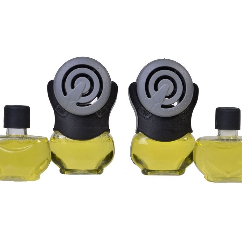 Auto si Moto - Intretinere auto - Odorizante auto - Odorizant auto pentru grila de ventilatie, aroma de vanilie, set 2 bucati cu rezerve - Infinity.ro
