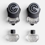 Auto si Moto - Intretinere auto - Odorizante auto - Odorizant pentru grila de ventilatie auto, cu rezerve, aroma Black Ice - Infinity.ro