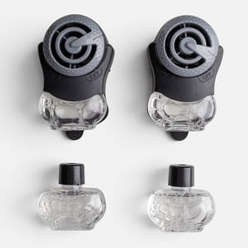 Auto si Moto - Intretinere auto - Odorizante auto - Odorizant pentru grila de ventilatie auto, cu rezerve, aroma Black Ice - Infinity.ro