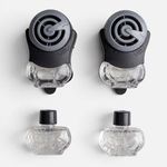 Auto si Moto - Intretinere auto - Odorizante auto - Odorizant pentru grila de ventilatie auto, cu rezerve, aroma Black Ice - Infinity.ro