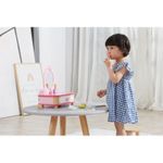 Jucarii, Copii si Bebe - Jucarii si jocuri - Jucarii de rol - Frumusete, bijuterii si accesorii fetite - Masuta de toaleta set de machiaj Viga, lemn, roz - Infinity.ro