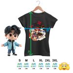 Fashion, accesorii si bijuterii - Femei - Imbracaminte femei - Tricouri si topuri femei - Tricou Femei Tomorrow X Together Kpop Merch, negru, marime S - Infinity.ro