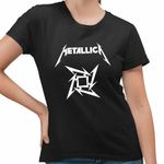 Fashion, accesorii si bijuterii - Femei - Imbracaminte femei - Tricouri si topuri femei - Tricou Femei Metallica Merch Seek Destroy, negru, marime S - Infinity.ro