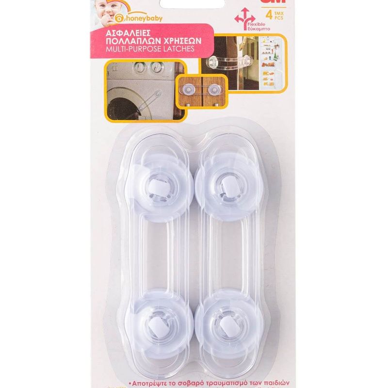 Casa si Gradina - Mobilier - Mobilier copii - Sisteme de siguranta - Sigurante Mini Universale de Plastic 120x33cm Honey Baby - 4buc - Infinity.ro