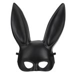 Casa si Gradina - Decoratiuni - Decoratiuni petrecere - Masti si costume carnaval - Masca deghizare neagra cu urechi de iepure pentru femei - Infinity.ro