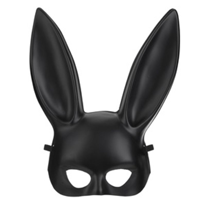 Casa si Gradina - Decoratiuni - Decoratiuni petrecere - Masti si costume carnaval - Masca deghizare neagra cu urechi de iepure pentru femei - Infinity.ro