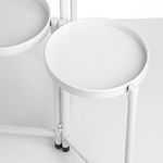 Casa si Gradina - Gradinarit si plante - Plante si ghivece - Ghivece si suporturi - Suport Metalic Alb pentru Plante cu 3 Niveluri - Design Modern - Infinity.ro