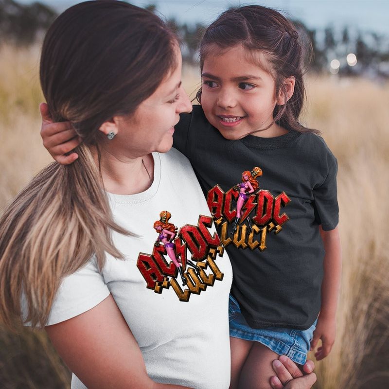 Fashion, accesorii si bijuterii - Femei - Imbracaminte femei - Tricouri si topuri femei - Tricou Femei AC/DC Luci Merch ACDC, negru, marime S - Infinity.ro