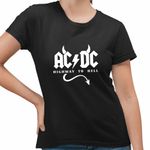 Fashion, accesorii si bijuterii - Femei - Imbracaminte femei - Tricouri si topuri femei - Tricou Femei AC/DC Highway To Hell ACDC Merch, negru, marime S - Infinity.ro