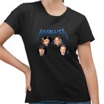 Fashion, accesorii si bijuterii - Femei - Imbracaminte femei - Tricouri si topuri femei - Tricou Femei Metallica Merch Damage, negru, marime S - Infinity.ro