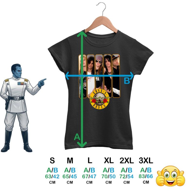 Fashion, accesorii si bijuterii - Femei - Imbracaminte femei - Tricouri si topuri femei - Tricou Femei Guns N Roses Merch, negru, marime S - Infinity.ro