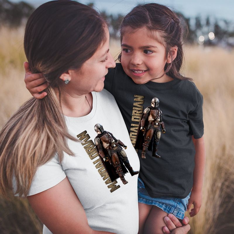 Fashion, accesorii si bijuterii - Femei - Imbracaminte femei - Tricouri si topuri femei - Tricou Femei Star Wars Mandalorian, negru, marime S - Infinity.ro