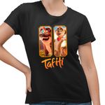 Fashion, accesorii si bijuterii - Femei - Imbracaminte femei - Tricouri si topuri femei - Tricou Femei Tafiti Adventures, negru, marime S - Infinity.ro