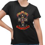 Fashion, accesorii si bijuterii - Femei - Imbracaminte femei - Tricouri si topuri femei - Tricou Femei Guns N Roses Legendary Merch, negru, marime S - Infinity.ro