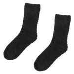 Fashion, accesorii si bijuterii - Femei - Lenjerie si pijamale femei - Sosete si ciorapi femei - Sosete Pufoase Negre pentru Femei - Set de 2 Perechi - Infinity.ro