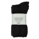 Fashion, accesorii si bijuterii - Femei - Lenjerie si pijamale femei - Sosete si ciorapi femei - Sosete Pufoase Negre pentru Femei - Set de 2 Perechi - Infinity.ro