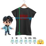 Fashion, accesorii si bijuterii - Femei - Imbracaminte femei - Tricouri si topuri femei - Tricou Femei Empathy NCT Kpop Merch, negru, marime S - Infinity.ro