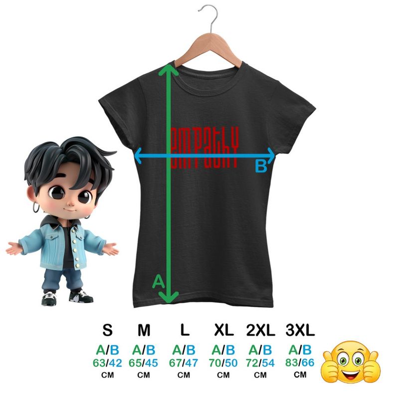 Fashion, accesorii si bijuterii - Femei - Imbracaminte femei - Tricouri si topuri femei - Tricou Femei Empathy NCT Kpop Merch, negru, marime S - Infinity.ro