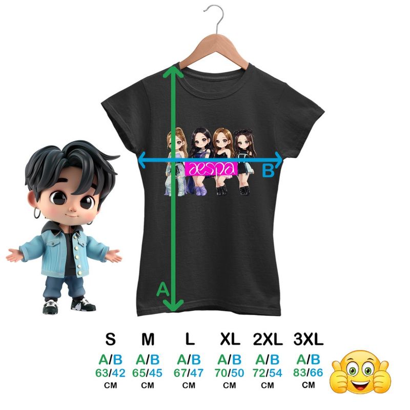 Fashion, accesorii si bijuterii - Femei - Imbracaminte femei - Tricouri si topuri femei - Tricou Femei Aespa Kpop Fest, negru, marime S - Infinity.ro