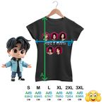 Fashion, accesorii si bijuterii - Femei - Imbracaminte femei - Tricouri si topuri femei - Tricou Femei Artms Cool Vibe Kpop Merch, negru, marime S - Infinity.ro