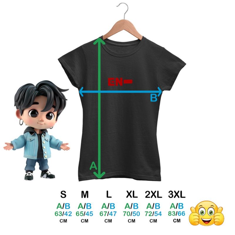 Fashion, accesorii si bijuterii - Femei - Imbracaminte femei - Tricouri si topuri femei - Tricou Femei Enhypen Merch Kpop, negru, marime S - Infinity.ro
