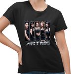 Fashion, accesorii si bijuterii - Femei - Imbracaminte femei - Tricouri si topuri femei - Tricou Femei Artms Kpop Party Merch, negru, marime S - Infinity.ro