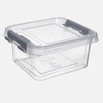 Casa si Gradina - Bucatarie si vesela - Organizare si depozitare bucatarie - Cutii alimentare - Caserola plastic transparent 500ml recipient alimente sigur BPA free - Infinity.ro
