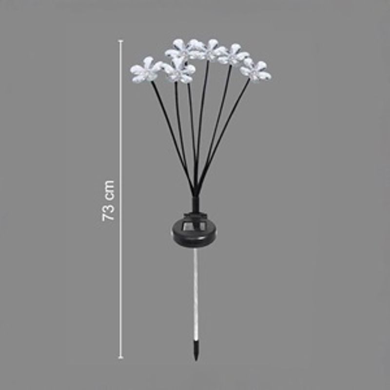 Casa si Gradina - Corpuri si surse de iluminat - Iluminat exterior - Lampi solare - Lampa solara tip stick cu buchet de flori colorate, 73 cm - Infinity.ro