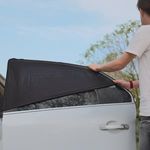 Auto si Moto - Intretinere auto - Huse auto - Set Parasolare Auto pentru Geamuri Spate, 2 buc, Plasa Neagra - Infinity.ro