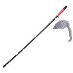 Petshop - Accesorii petshop - Jucarii animale - Jucarii interactive animale - Bagheta cu Soricel pentru Pisici, 47 cm - Infinity.ro